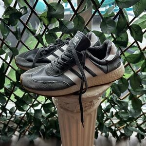 🔥🔥 Adidas I-5923 Trainers Running Shoes Black Mesh SZ 7.5